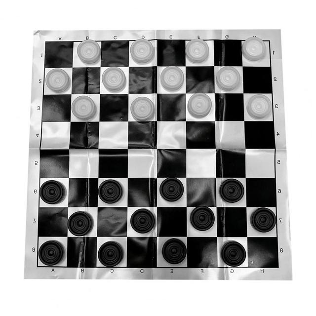 24 jogos de tabuleiro de xadrez de plástico do pc draughts